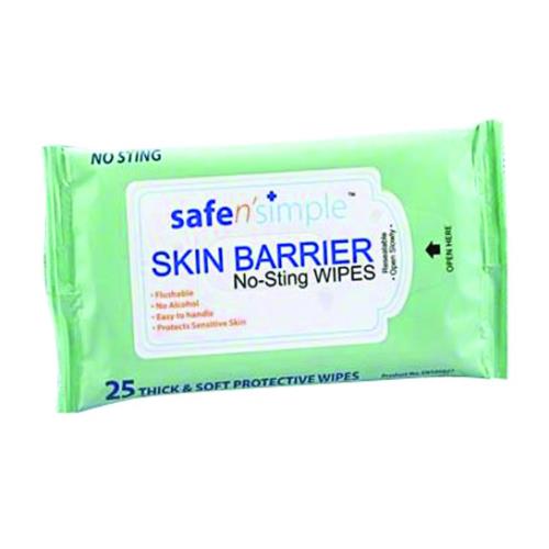 BARRIER WIPES NO STING 25PK/BX