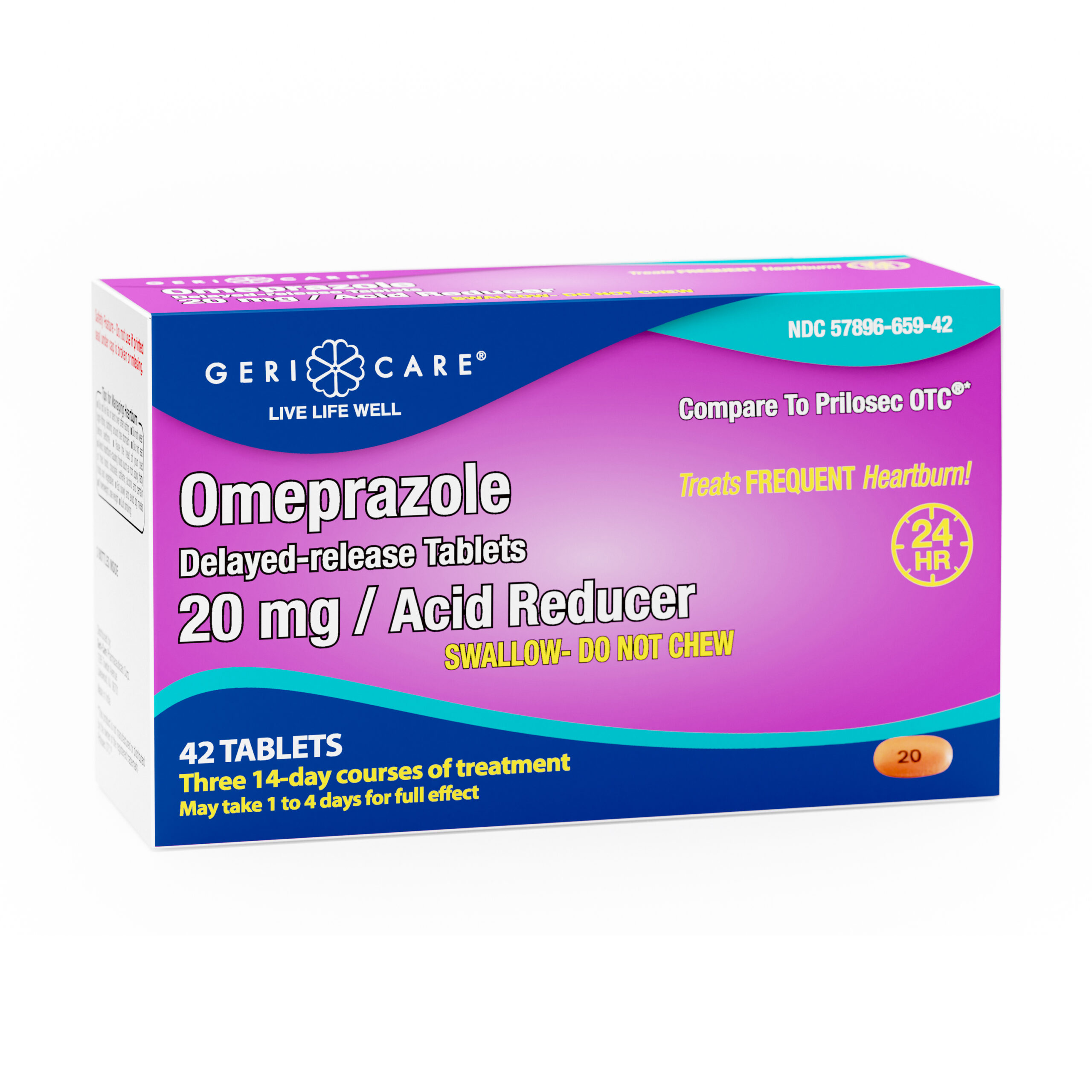 OMEPRAZOLE TABS 20MG 42/BX