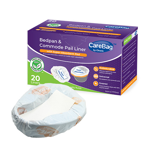 COMMODE/BEDPAN LINER, CAREBAG